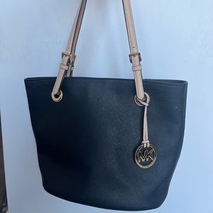 Michael Kors Large Black Tote Bag Purse